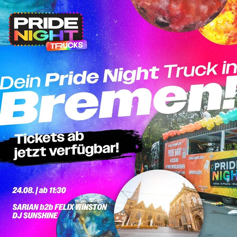 Pride Night Truck Bremen am 24.08.2024 in Bremen