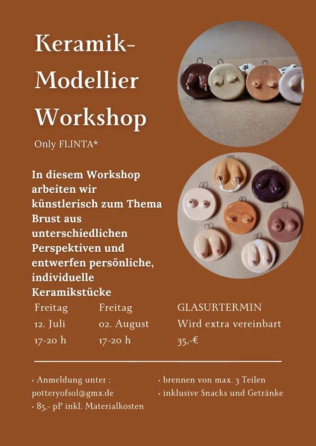 Keramik-Modellier Workshop am 02.08.2024 in Bremen