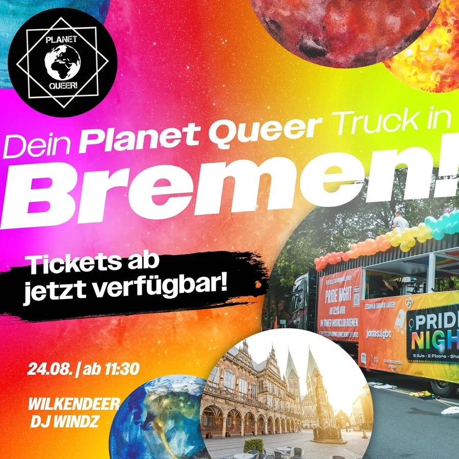 Planet Queer - Pride Truck am 24.08.2024 in Bremen